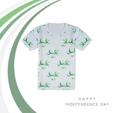 Valuable Boys Half Sleeves Azadi T-Shirt - White, Boys T-Shirts, Valuable, Chase Value