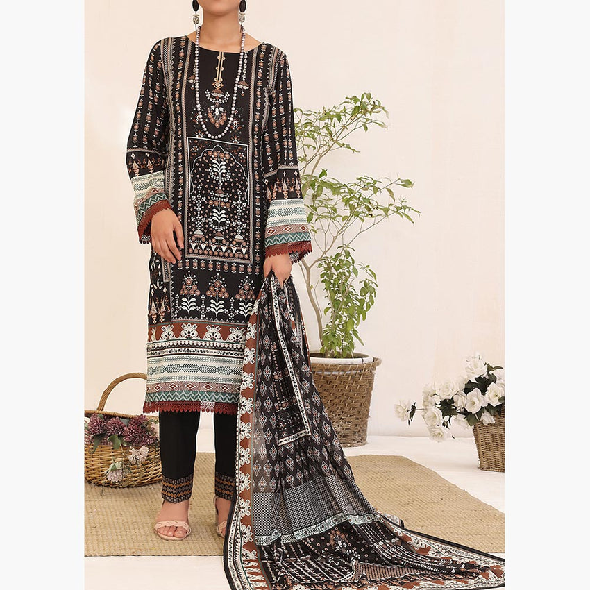 VS Misri Printed Lawn Unstitched 3Pcs Suit - 131, Women, 3Pcs Shalwar Suit, Vs Textile Mills, Chase Value