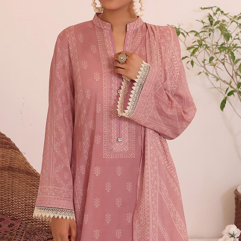 VS Misri Printed Lawn Unstitched 3Pcs Suit- 132, Women, 3Pcs Shalwar Suit, Vs Textile Mills, Chase Value