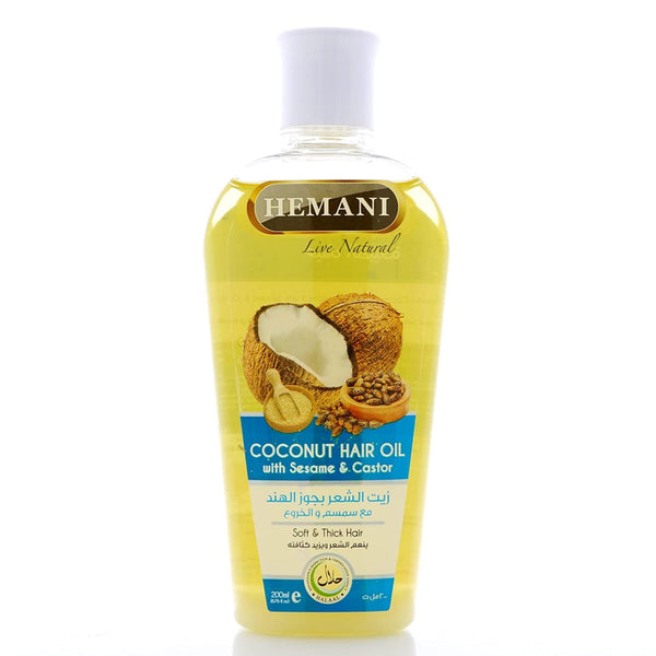Hemani Hair Oil 200 ML - Coconut, Beauty & Personal Care, Hair Oils, WB By Hemani, Chase Value