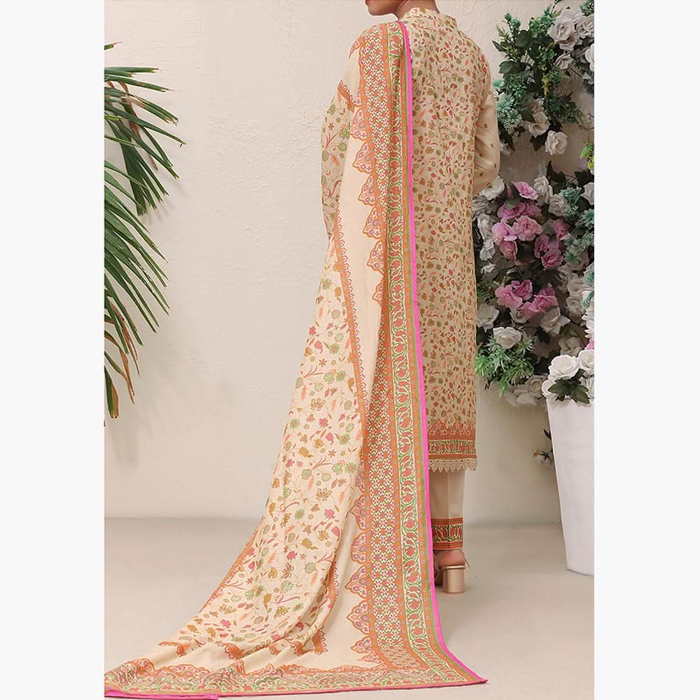 VS Misri Printed Lawn Unstitched 3Pcs Suit  - 134, Women, 3Pcs Shalwar Suit, Vs Textile Mills, Chase Value