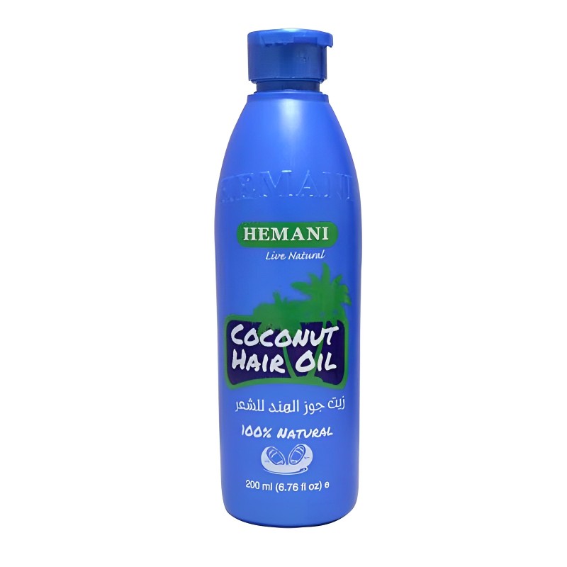 Hemani Hair Oil 200 ML - 100% Natural Coconut, Hair Oils, WB By Hemani, Chase Value