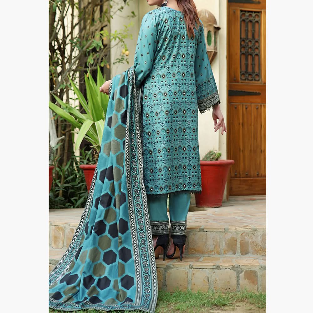 Monalisa Shimmery Printed Unstitched 3Pcs V1 - 2603, Women, 3Pcs Shalwar Suit, VS Textile, Chase Value