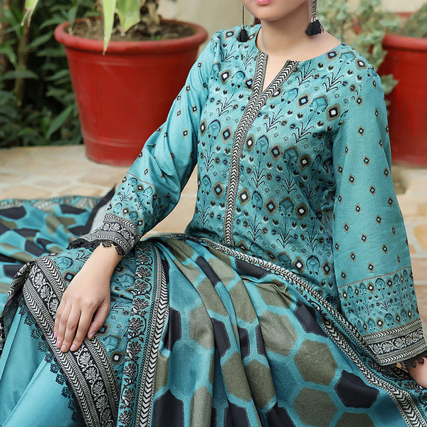 Monalisa Shimmery Printed Unstitched 3Pcs V1 - 2603, Women, 3Pcs Shalwar Suit, VS Textile, Chase Value