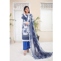 Laiba By SN Cloth Printed Unstitched 3 Pcs Suit - 12