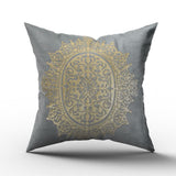 Velvet Stripes Cushion - Grey, Cushions & Pillows, Chase Value, Chase Value