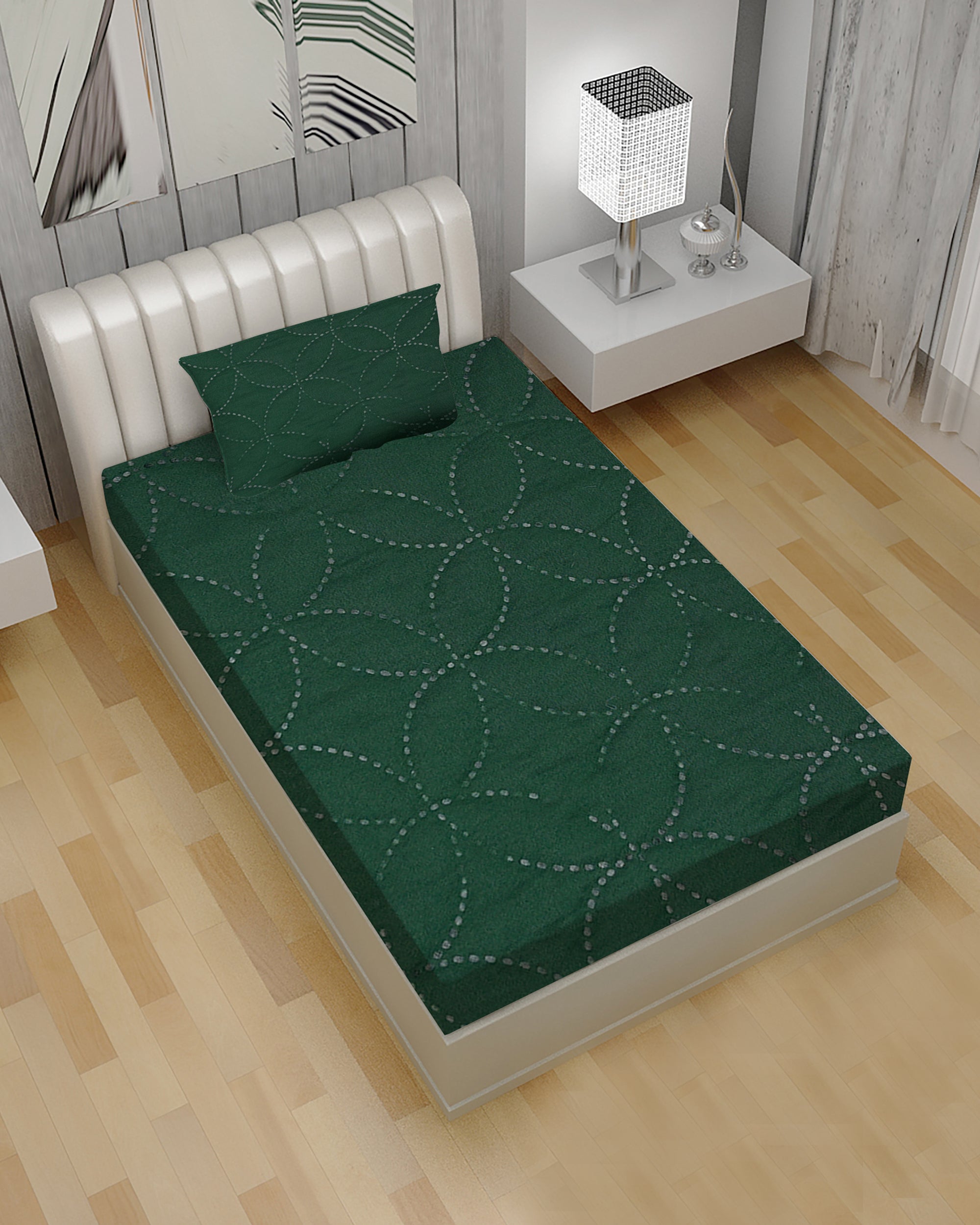 Single Quilted Cotton Waterproof Mattress Protector 42x78, Mattress Protector, Chase Value, Chase Value