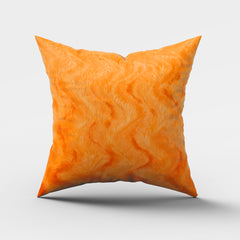 Fur Cushion - Orange