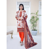 Laiba By SN Cloth Printed Unstitched 3 Pcs Suit - 13, Women, 3Pcs Shalwar Suit, SN Cloth, Chase Value
