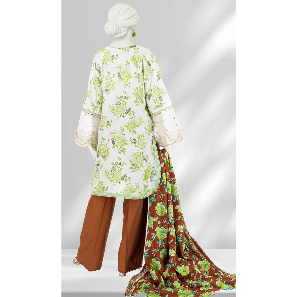 Panjnad By J. Lawn Embroidered 3 Piece Unstitched - 1278-B, Women, 3Pcs Shalwar Suit, Junaid Jamshed, Chase Value