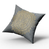 Velvet Stripes Cushion - Grey, Cushions & Pillows, Chase Value, Chase Value