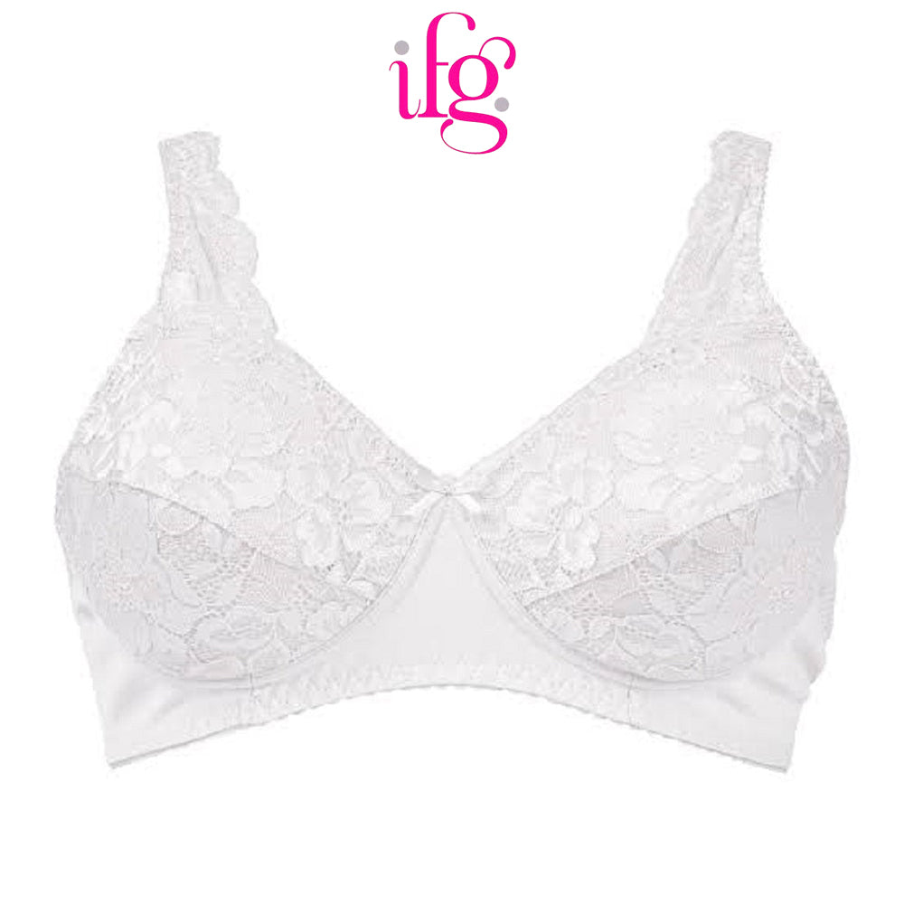 IFG Poppy Bra Blossom 003 Padded - White, Women Bras, IFG, Chase Value