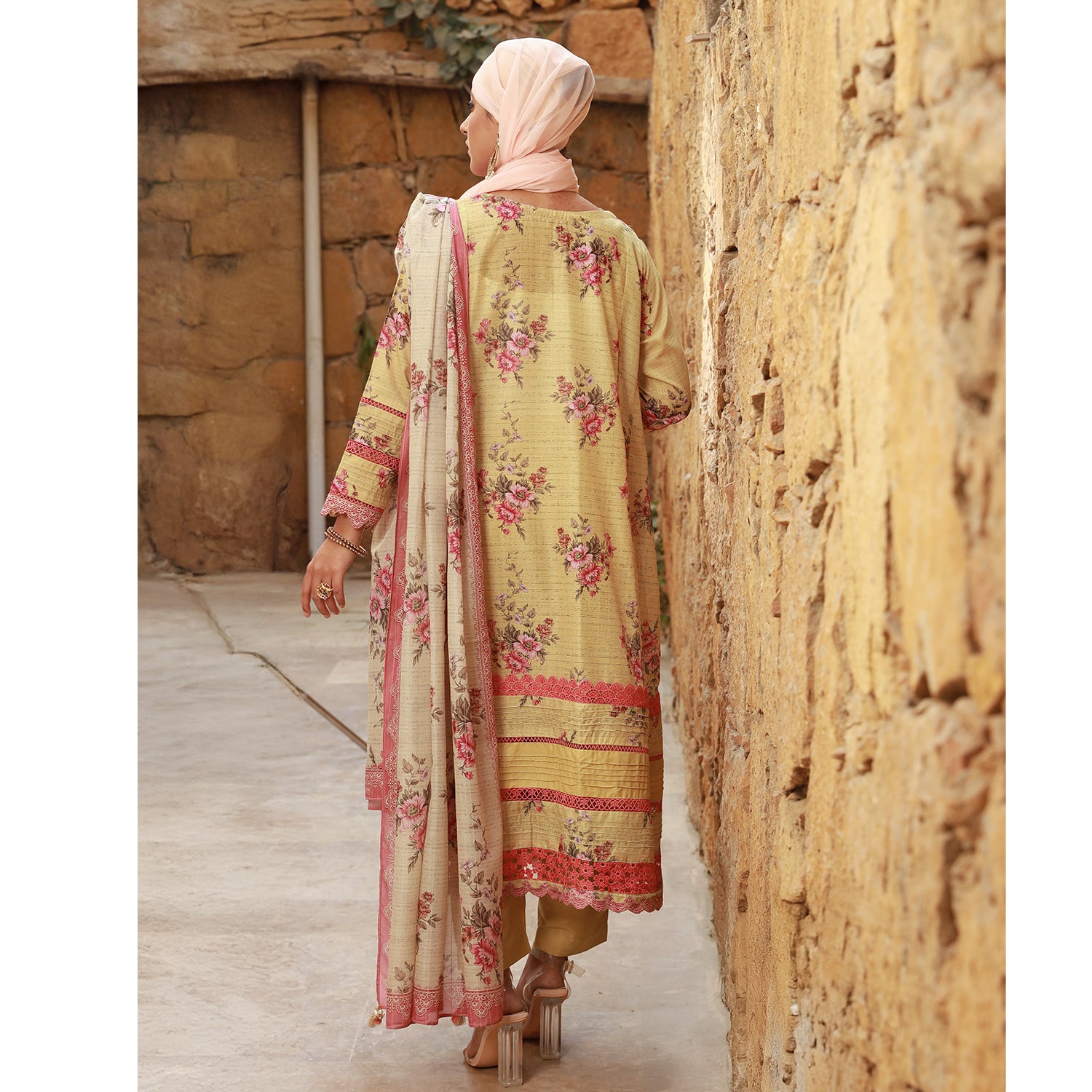 Eminent Printed Embroidered Messuri Unstitched 3 Pcs Suit - 10, Women, 3Pcs Shalwar Suit, Eminent, Chase Value