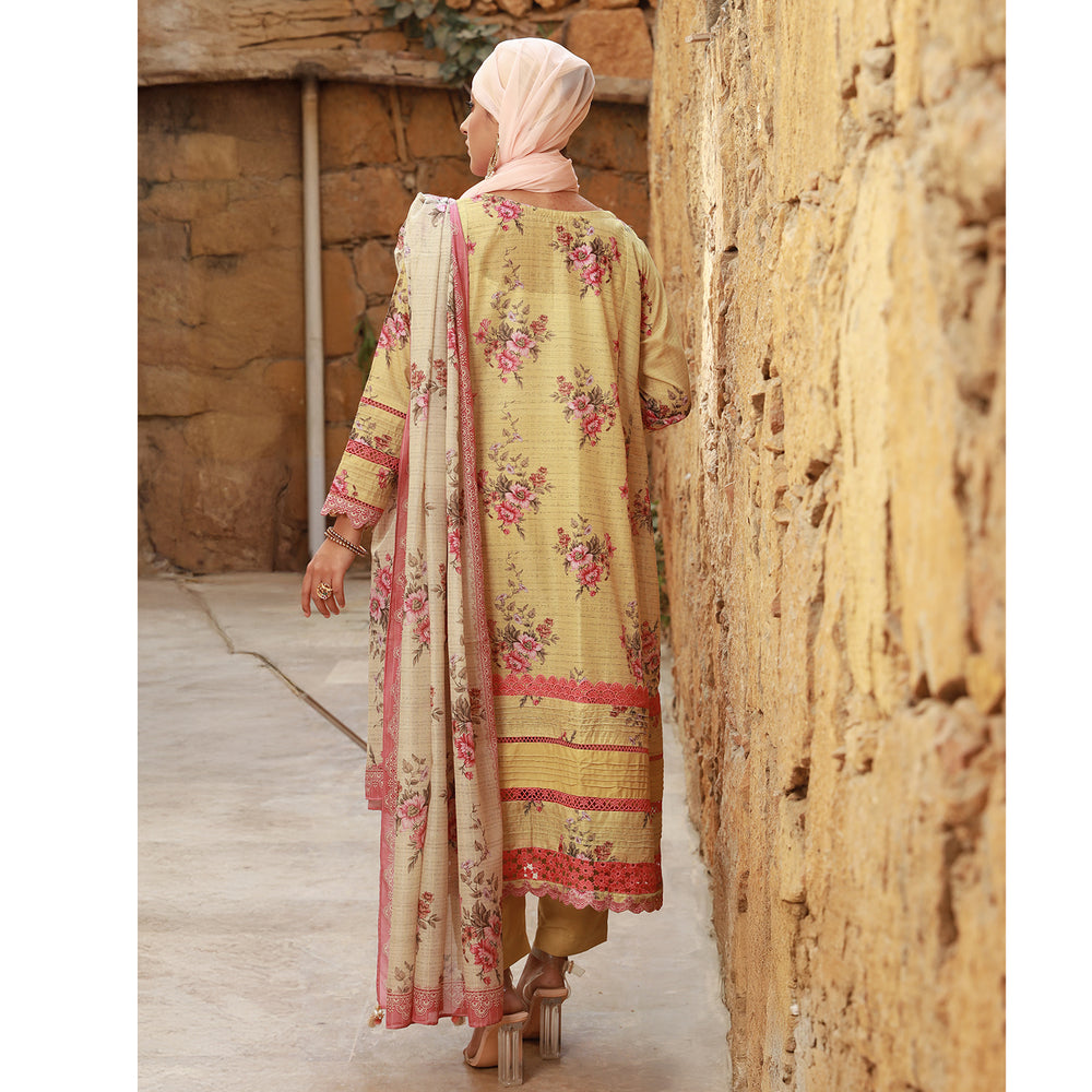 Eminent Printed Embroidered Messuri Unstitched 3 Pcs Suit - 10, Women, 3Pcs Shalwar Suit, Eminent, Chase Value