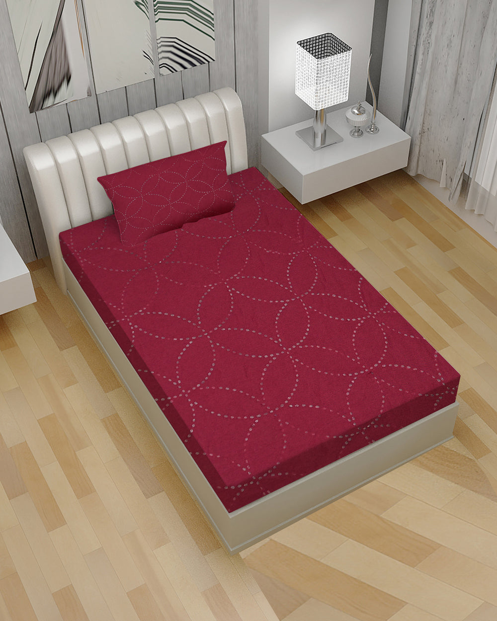 Single Quilted Cotton Waterproof Mattress Protector 42x78, Mattress Protector, Chase Value, Chase Value