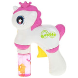 Bubble Gun with 2 Bottles – Automatic Bubble Blaster Toy - Pink & White, Weapon Toys, Chase Value, Chase Value