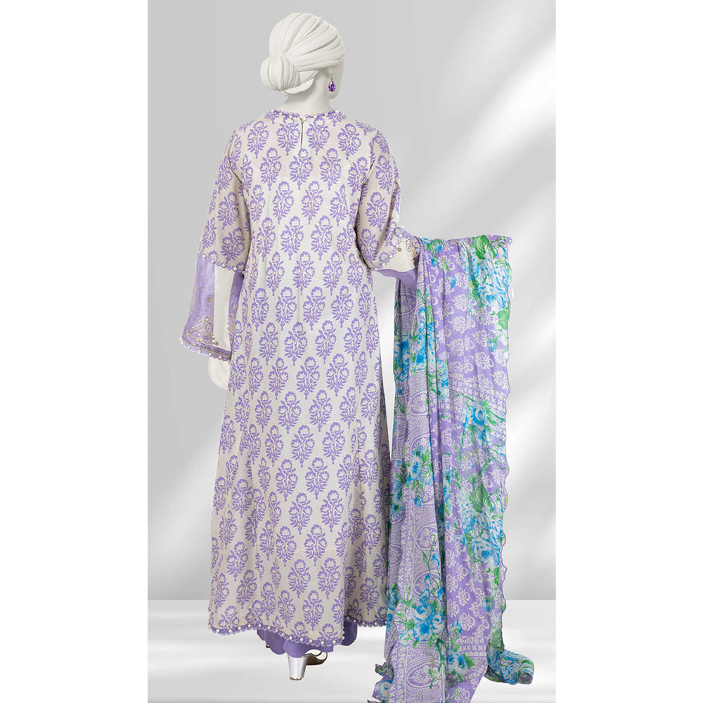 Panjnad By J. Lawn Embroidered 3 Piece Unstitched - 1280-A, Women, 3Pcs Shalwar Suit, Junaid Jamshed, Chase Value