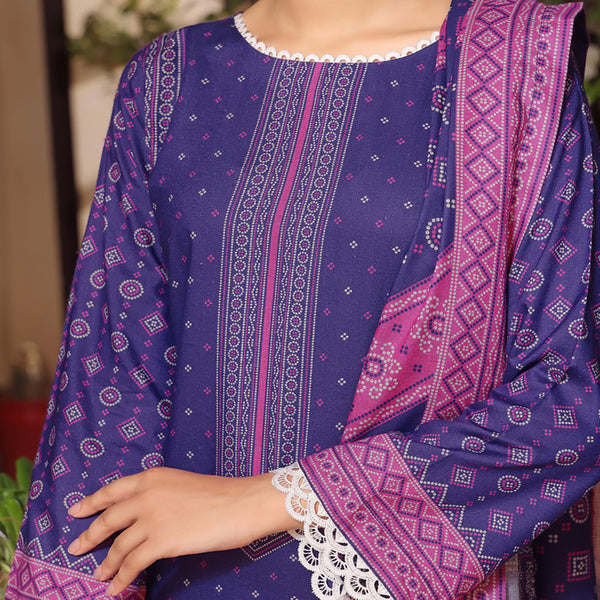 Monalisa Shimmery Printed Unstitched 3Pcs V1 - 2605, Women, 3Pcs Shalwar Suit, VS Textile, Chase Value