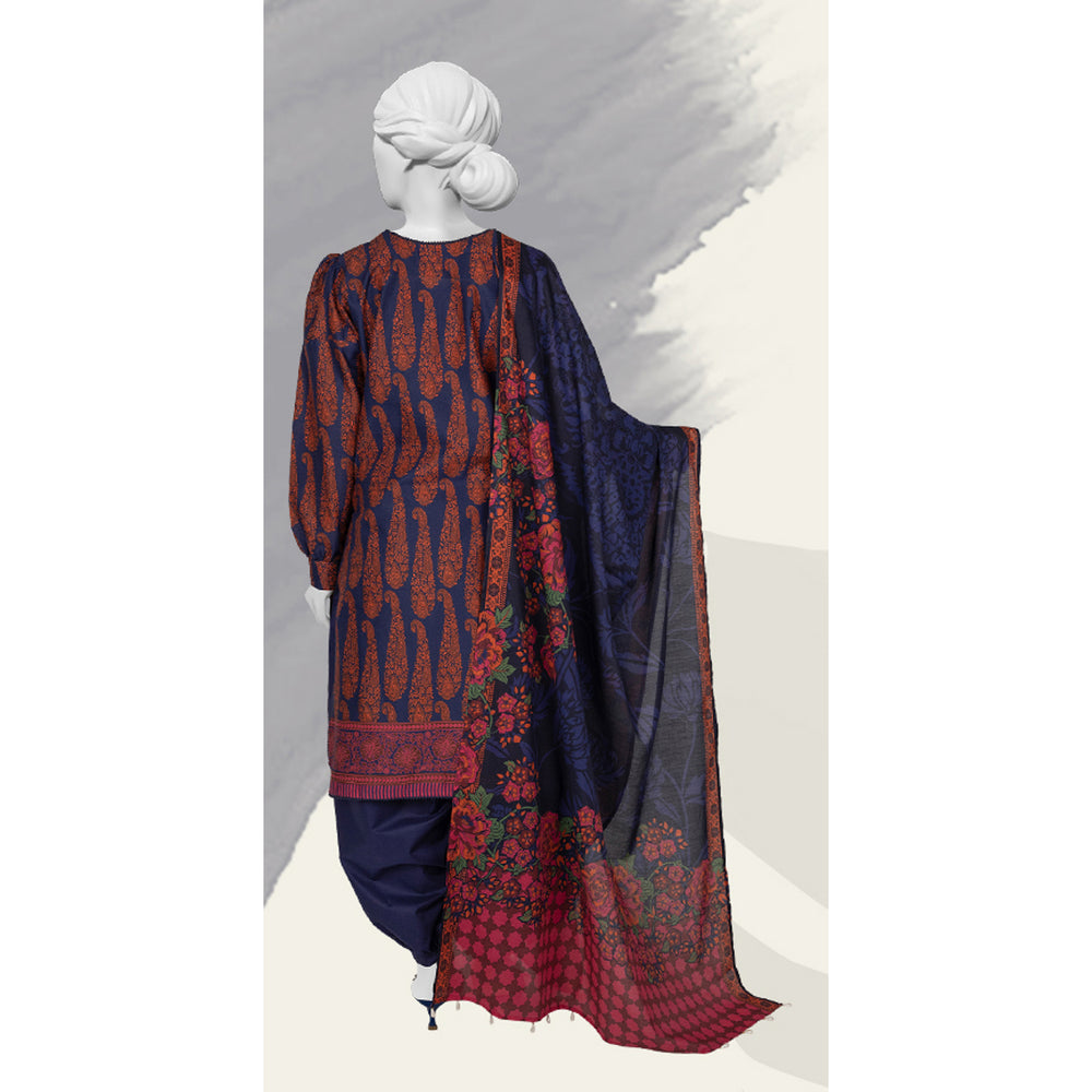 Panjnad Norah Lawn By J. Printed Unstitched 3 Pcs Suit - 241489, Women, 3Pcs Shalwar Suit, Chase Value, Chase Value