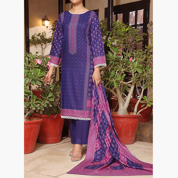 Mon Liza Shimmery Printed Unstitched 3Pcs V1 - 2605, Women, 3Pcs Shalwar Suit, VS Textiles, Chase Value