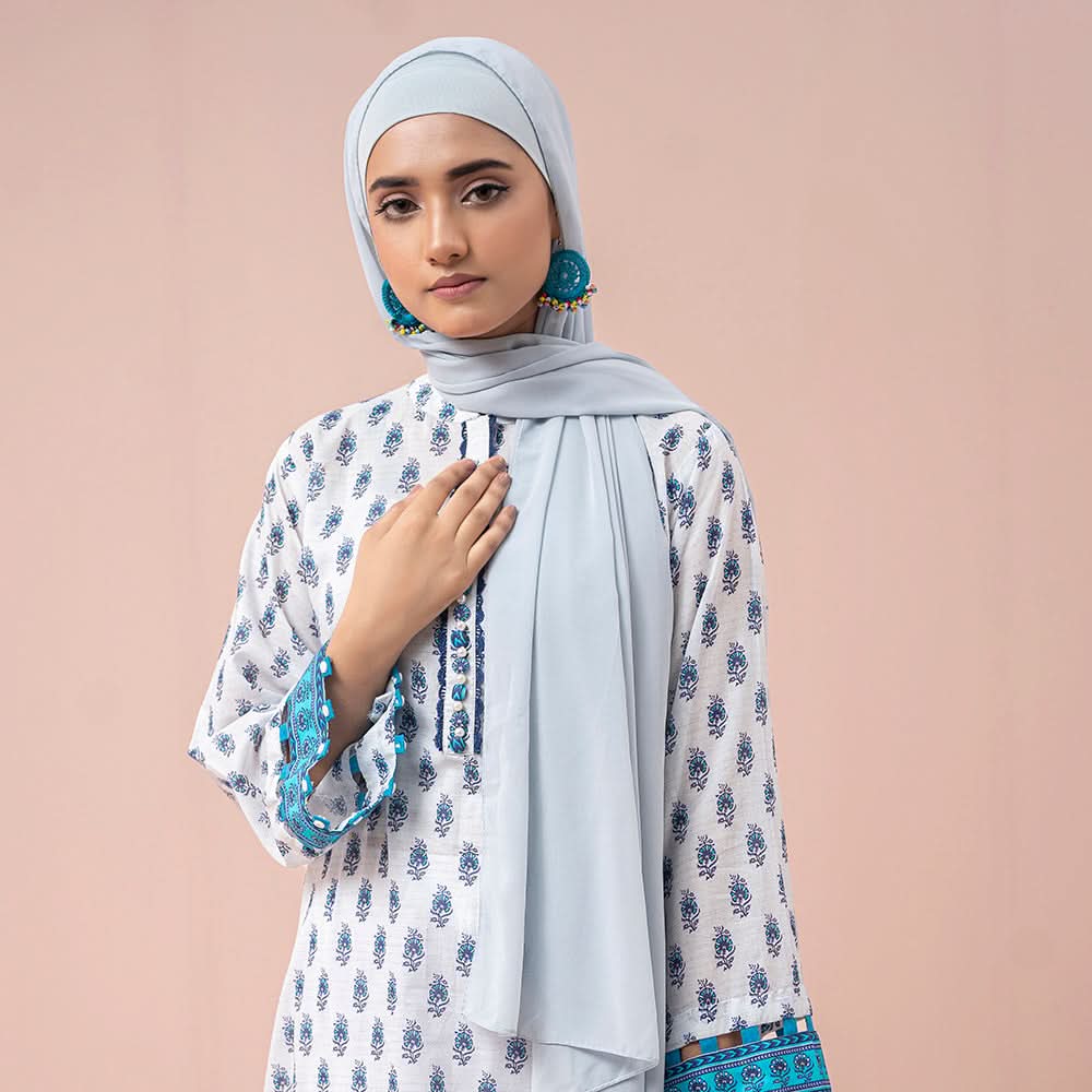 Eminent Printed Digital Lawn With Chiffon Dupatta Unstitched 3Pcs Suit - ES24LP3P09, Women, 3Pcs Shalwar Suit, Eminent, Chase Value