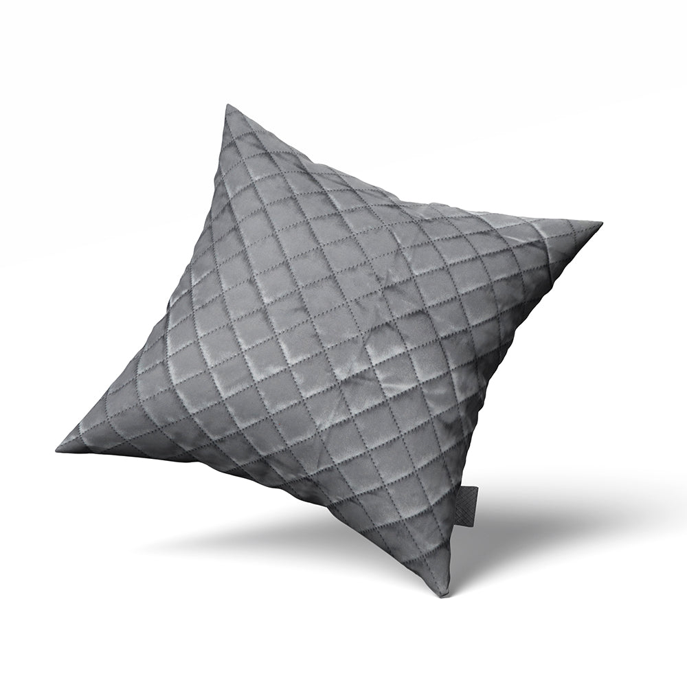 Eminent Velvet Cushion Cover 2Pcs  - Silver Grey, Cushions & Pillows, Eminent, Chase Value