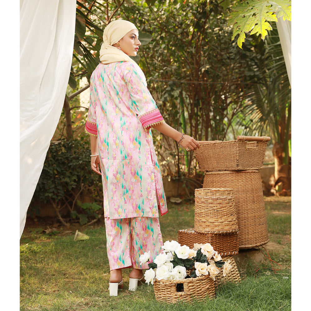 Eminent Printed Doriya Lawn Unstitched Kurti - 5, Women, Unstitched Kurti, Eminent, Chase Value