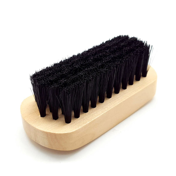 Soft Bristles Wooden Handle Shoe Brush - Multi Color