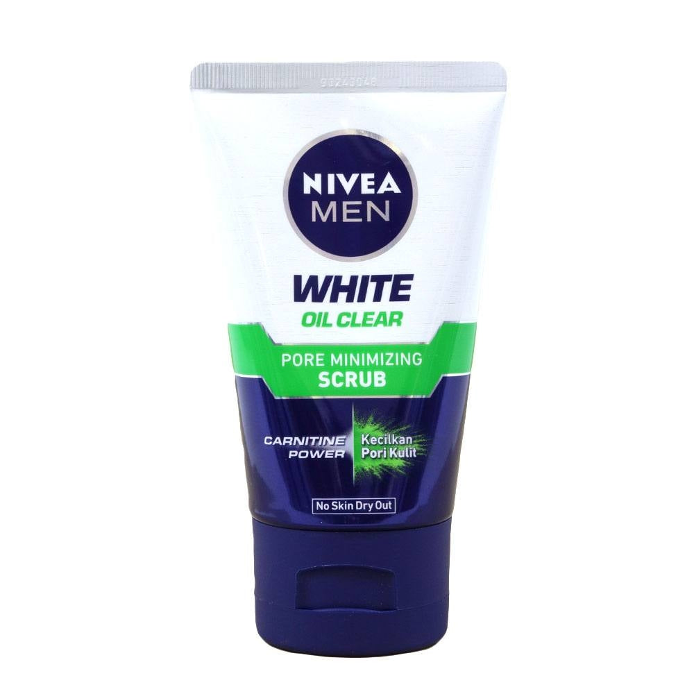 Nivea Men Oil Control Face Scrub Pore Minimizing 100ml, Face Washes, Nivea, Chase Value