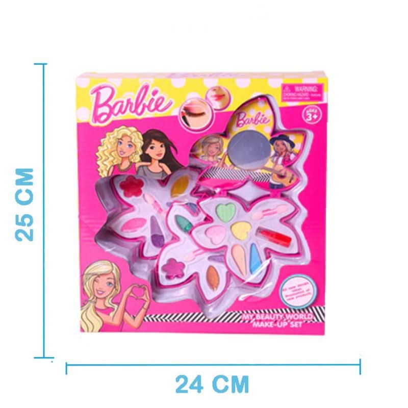 Barbie - 3 layers Flower Make-up set for Girls, Kids Cosmetic & Kitchen Sets, Chase Value, Chase Value