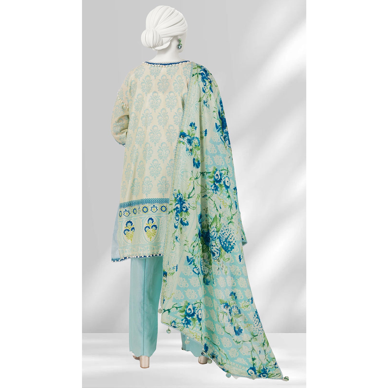 Panjnad By J. Lawn Embroidered 3 Piece Unstitched - 1280-B, Women, 3Pcs Shalwar Suit, Junaid Jamshed, Chase Value