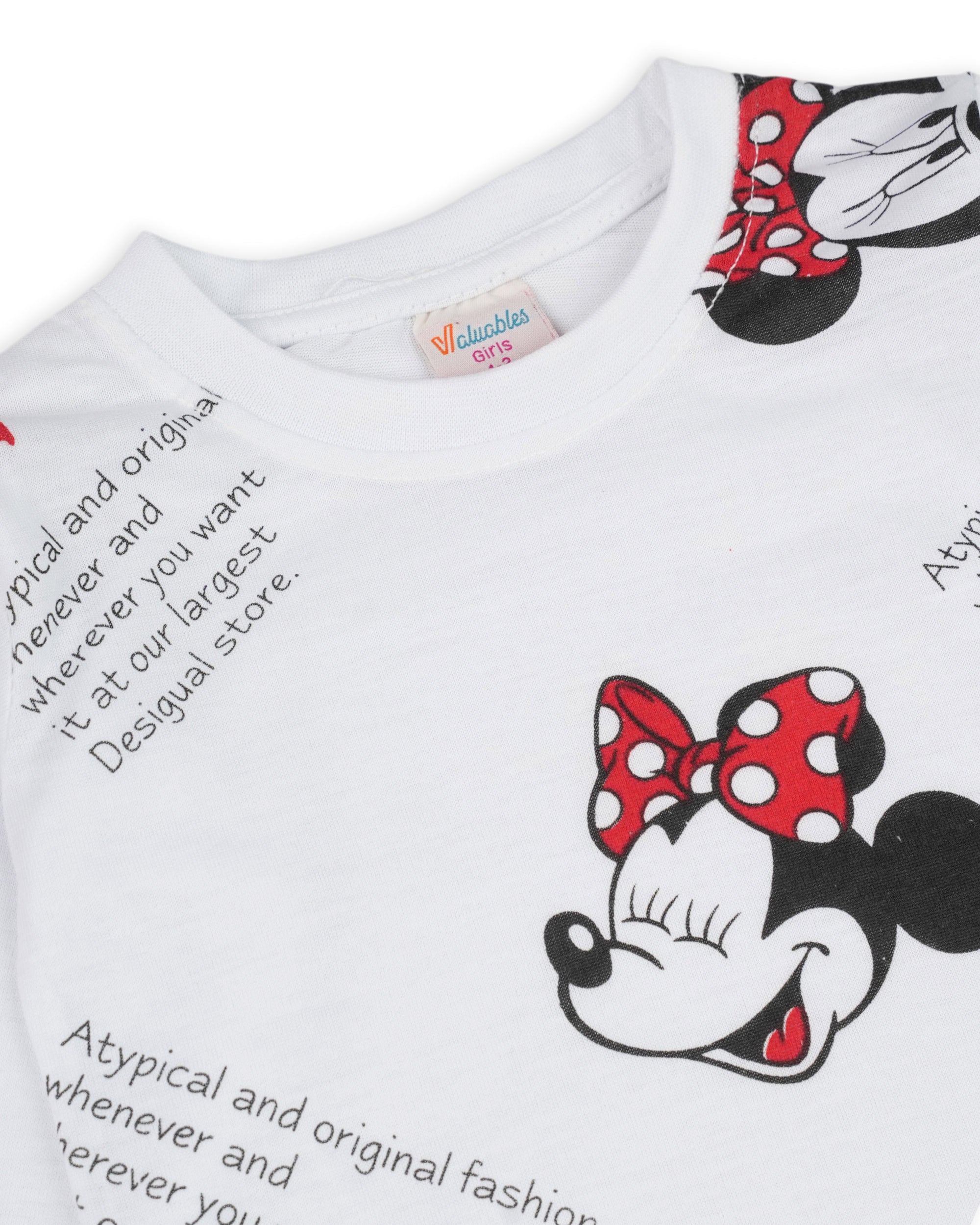 Valuables Girls Printed Full Sleeves Suit
