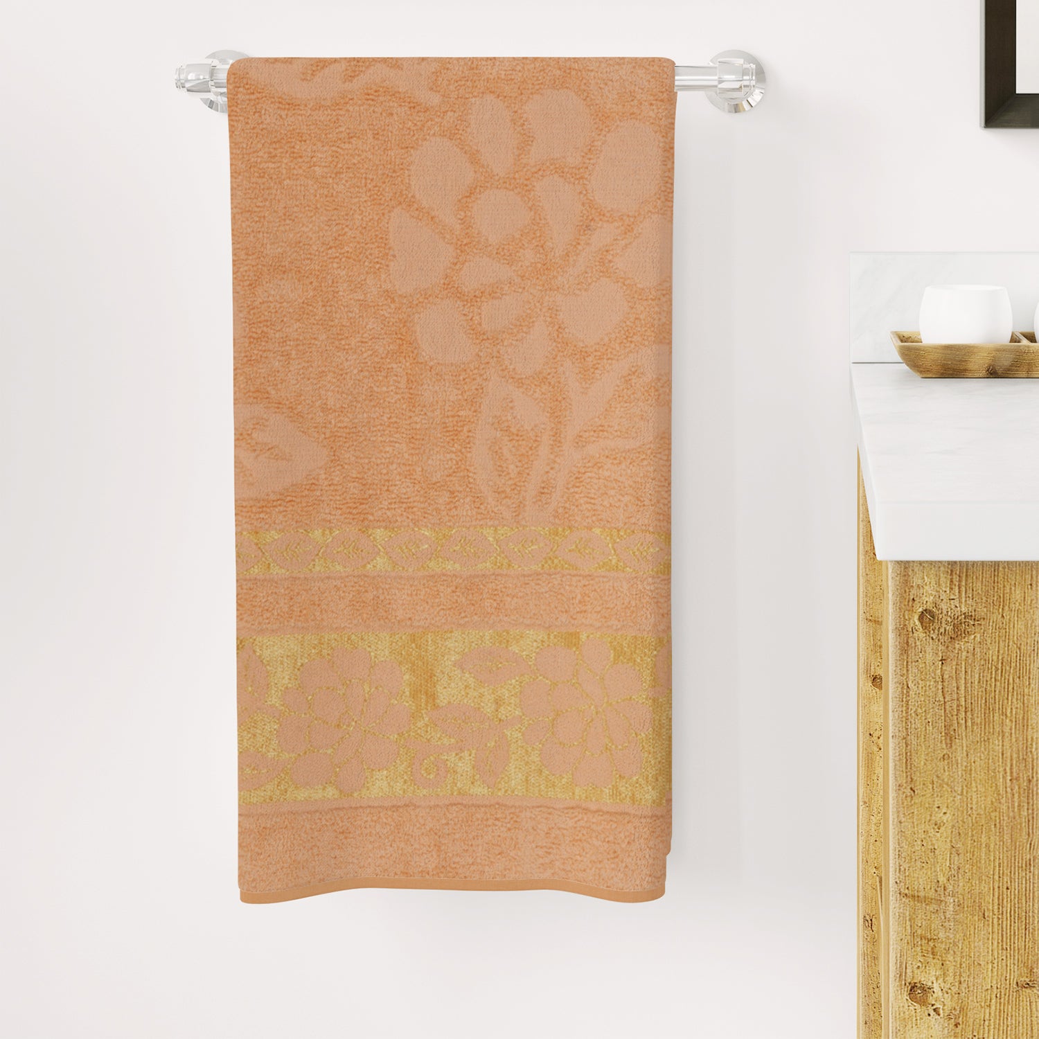 Face Towel Rose Border, Face Towels, Chase Value, Chase Value