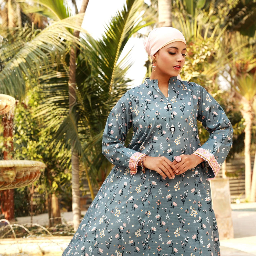 Eminent Printed Doriya Lawn Unstitched 2Pcs Suit - 24, Women, 2Pcs Shalwar Suit, Eminent, Chase Value