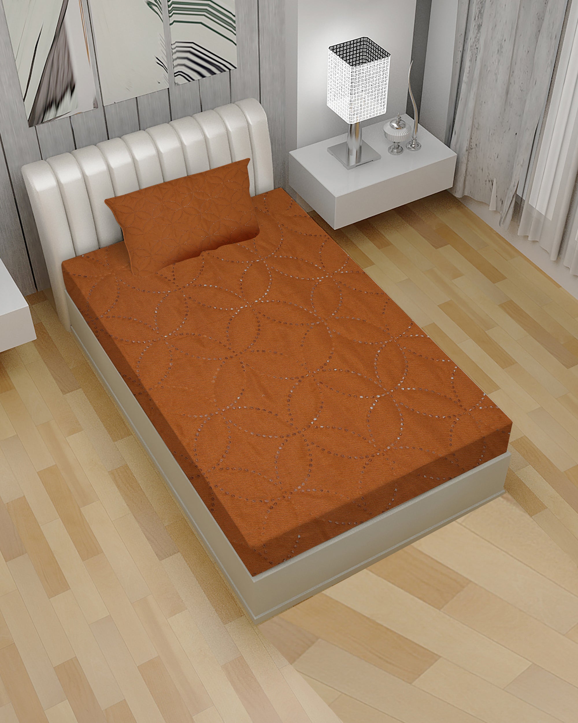 Single Quilted Cotton Waterproof Mattress Protector 42x78, Mattress Protector, Chase Value, Chase Value