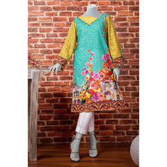 Eminent Digital Printed Khaddar Unstitched Winter Kurti - Demon