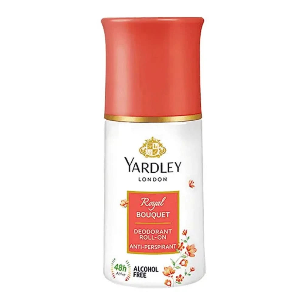 YARDELY 50ML (W) ROYAL BOUQUET ROLL ON, Body Roll On & Sticks, Yardley, Chase Value