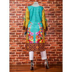 Eminent Digital Printed Khaddar Unstitched Winter Kurti - Demon