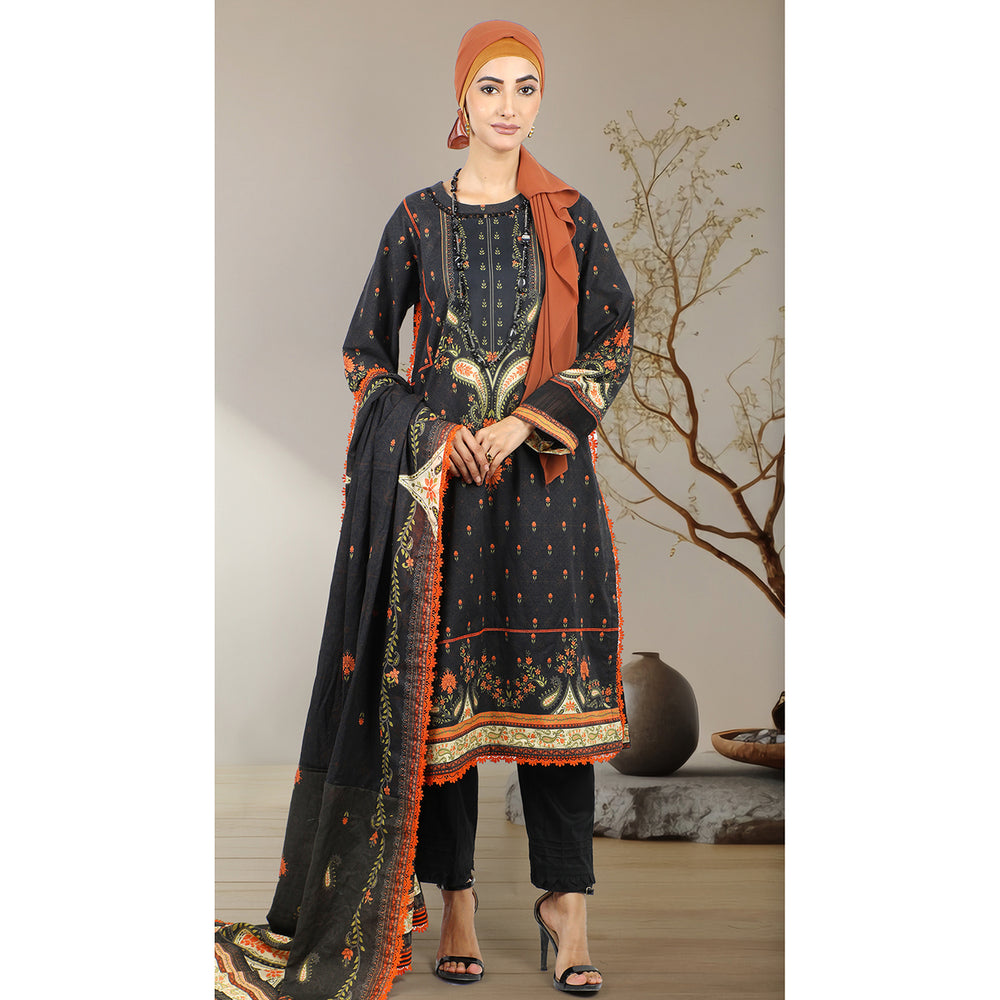 Eminent Women's Khaddar Unstitched 3pcs Suit - 16, Women, 3Pcs Shalwar Suit, Eminent, Chase Value