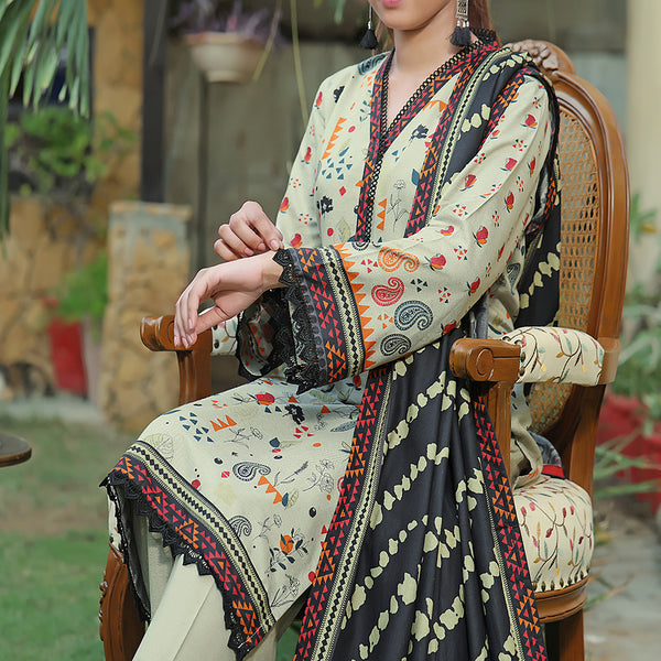 Monalisa Shimmery Printed Unstitched 3Pcs V1 - 2607, Women, 3Pcs Shalwar Suit, VS Textile, Chase Value