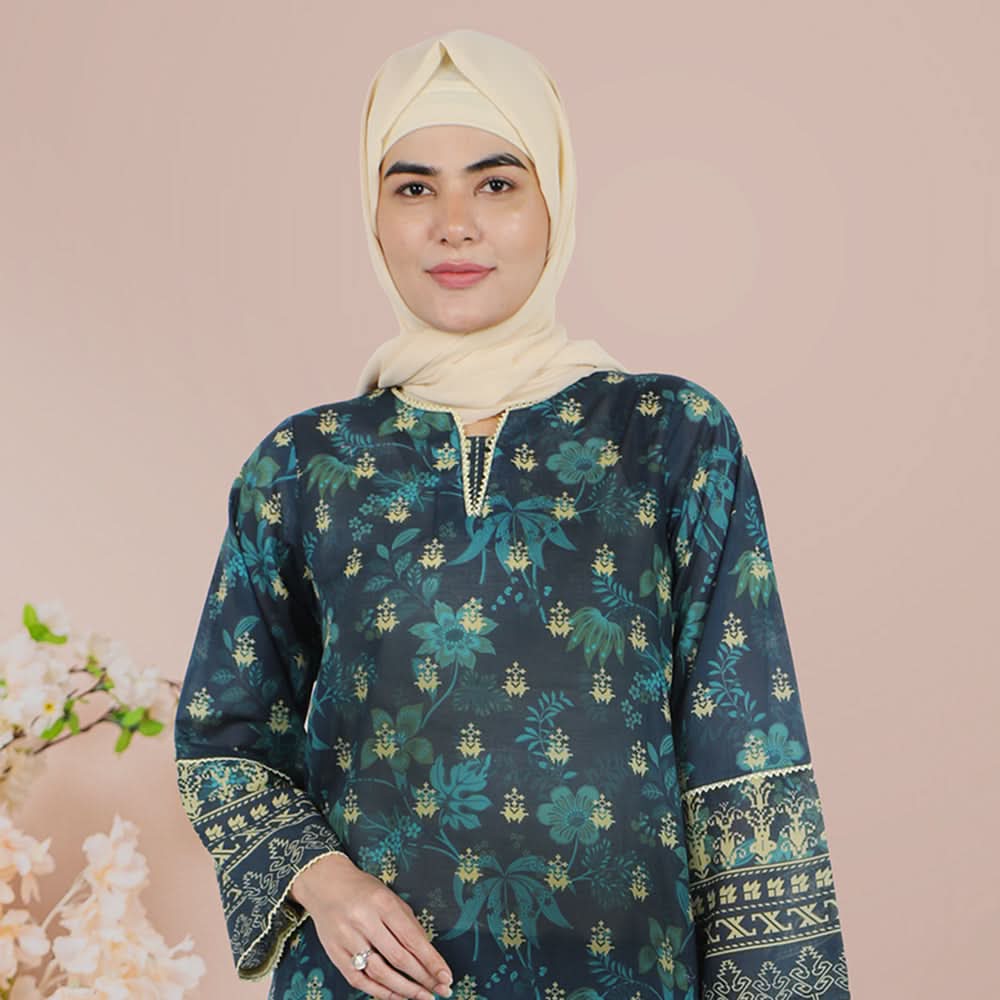Eminent Printed Digital Lawn Unstitched 3Pcs Suit - ES24LP3P18, Women, 3Pcs Shalwar Suit, Eminent, Chase Value