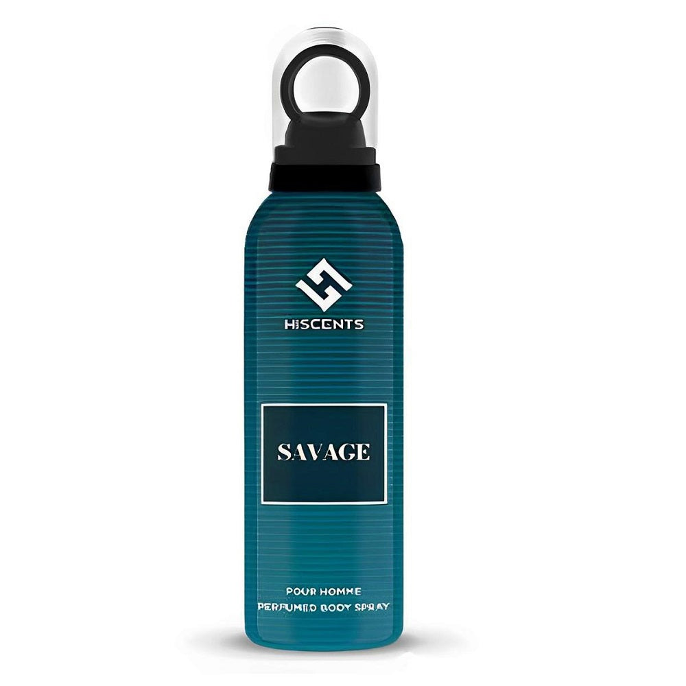 Hiscents Body Spray 200ml - Savage, Men Body Spray & Mist, Hiscents, Chase Value