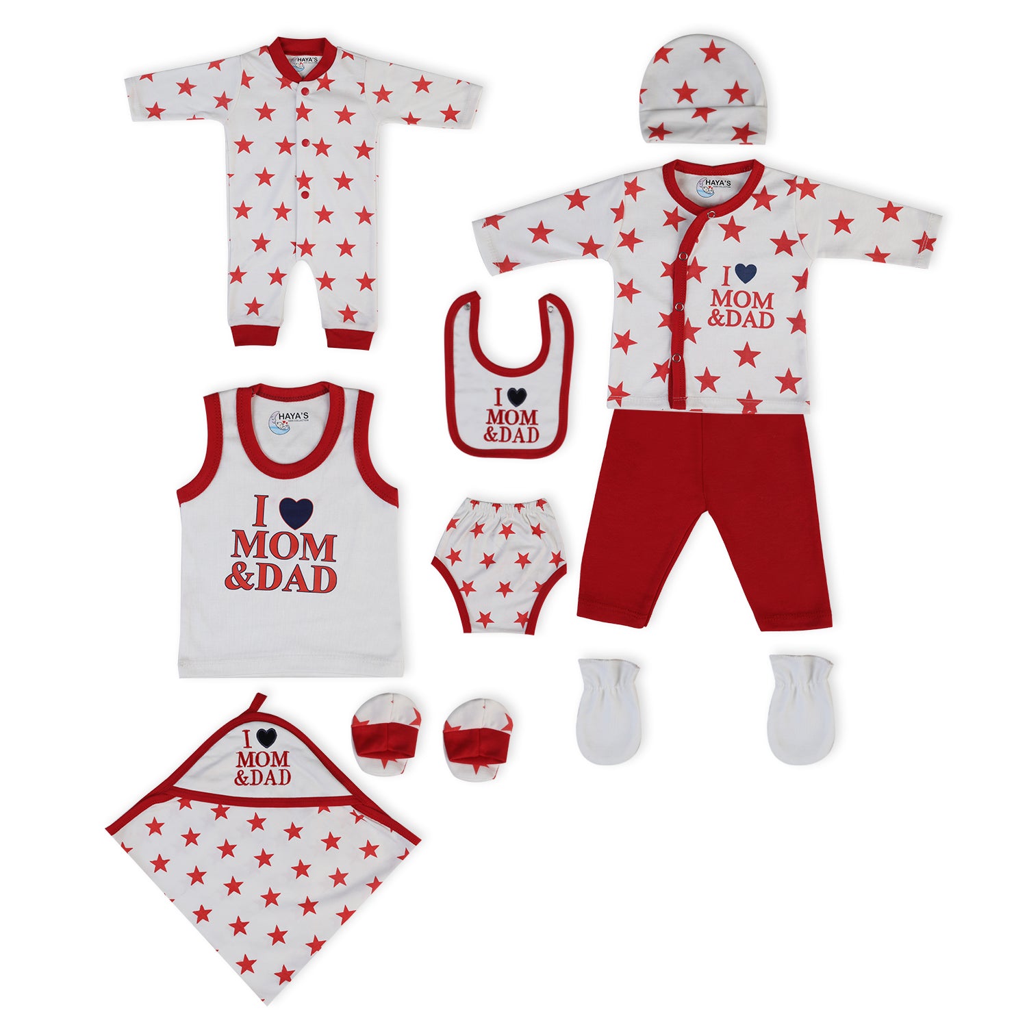 Newborn 10Pcs Gift Set Star, Newborn Gift Set, Chase Value, Chase Value