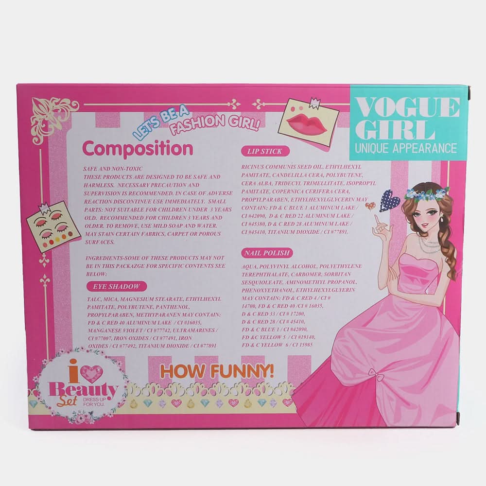 Make Up Set - Baby Pink, Kids Cosmetic & Kitchen Sets, Chase Value, Chase Value