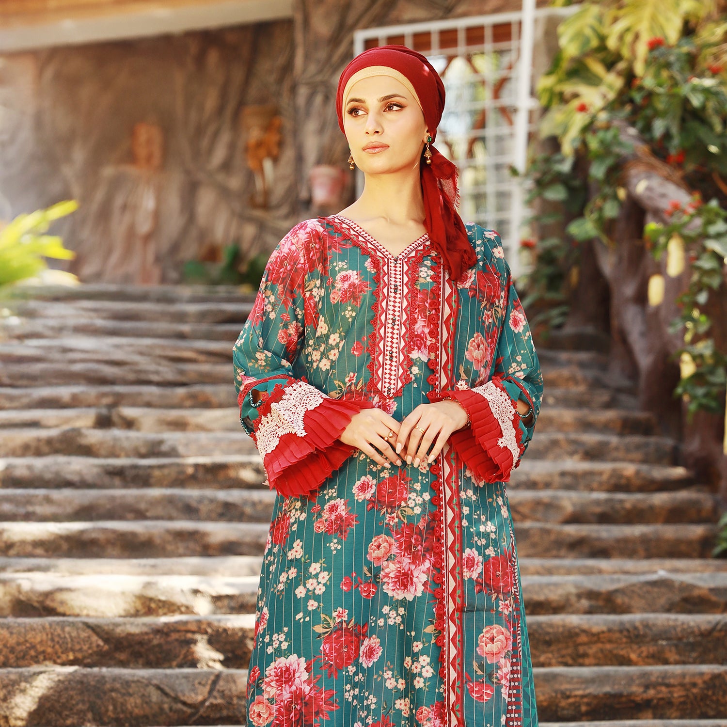 Eminent Printed Embroidered Messuri Unstitched 3 Pcs Suit - 8, Women, 3Pcs Shalwar Suit, Eminent, Chase Value