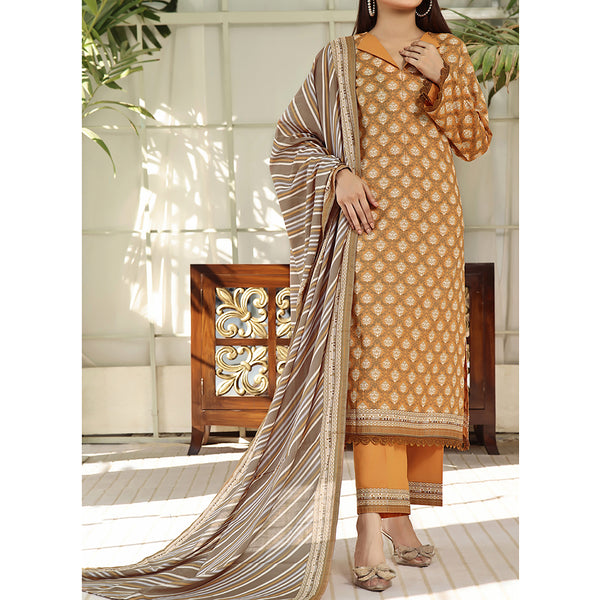 Vs Ayesha Alishba Printed Lawn Suit Unstitched 3Pcs - 189