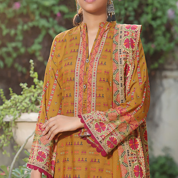 Monalisa Shimmery Printed Unstitched 3Pcs V1 - 2608, Women, 3Pcs Shalwar Suit, VS Textile, Chase Value