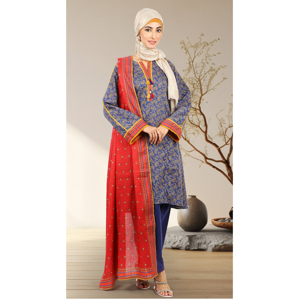 Eminent Women's Khaddar Unstitched 3pcs Suit - 17, Women, 3Pcs Shalwar Suit, Eminent, Chase Value