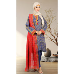 Eminent Women's Khaddar Unstitched 3pcs Suit - 17