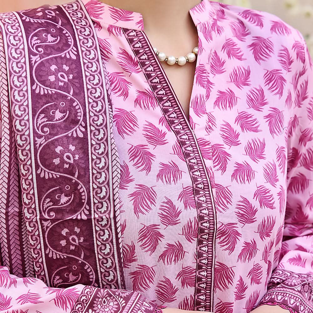 Vs Ayesha Alishba Printed Lawn Suit Unstitched 3Pcs - 192, Women, 3Pcs Shalwar Suit, VS Textile, Chase Value